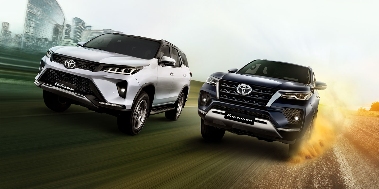 New Toyota Fortuner and the new Fortuner Legender