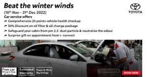 Toyota Winter service offers