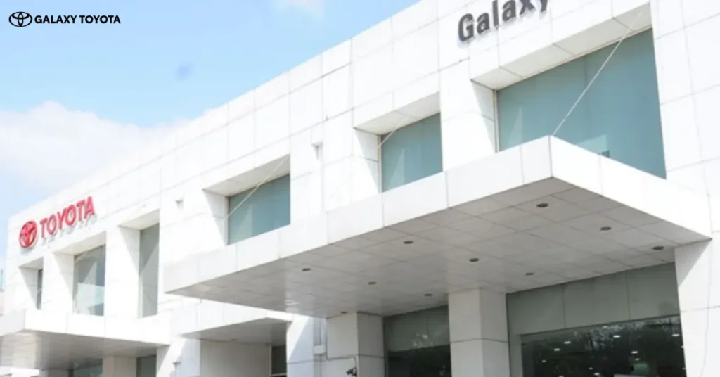 Galaxy Toyota showroom in Delhi
