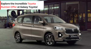 Toyota Rumion Offer - galaxy toyota