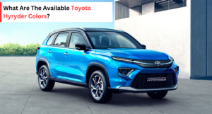 Toyota Hyryder colors - galaxy toyota
