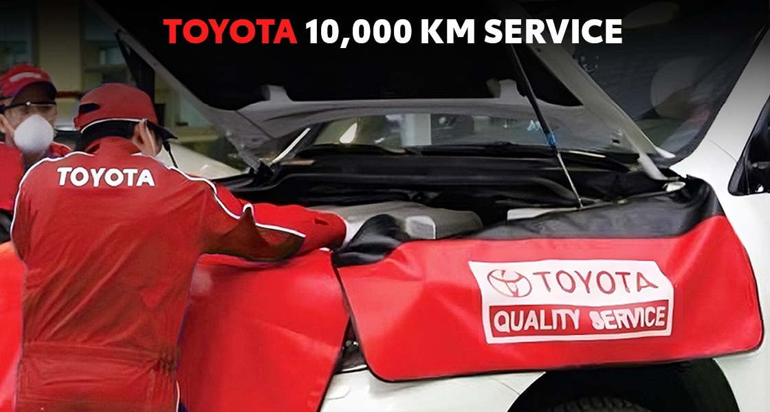 Toyota 10,000 km service