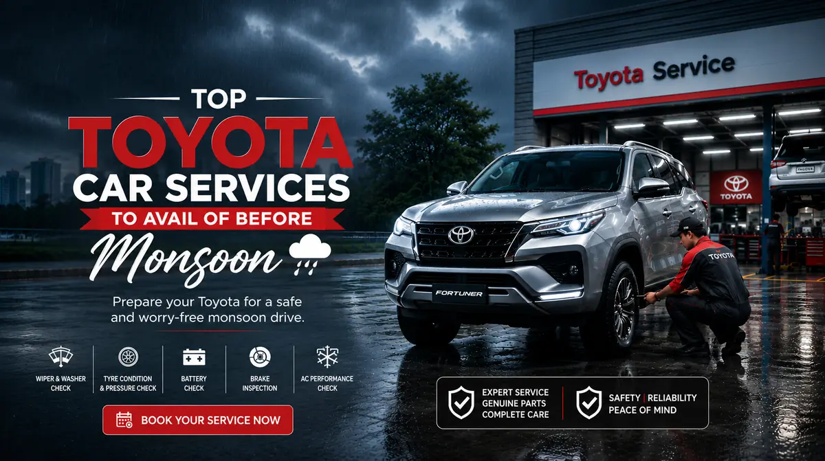 Toyota Car service before monsoon
