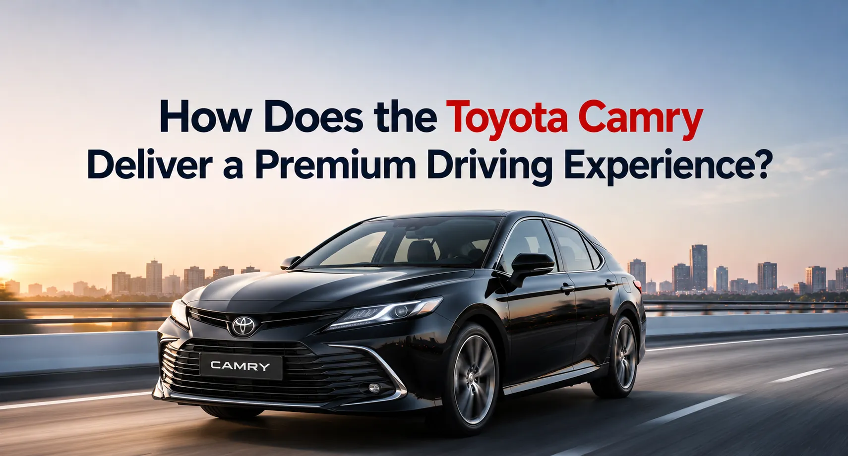 toyota camry premium driving
