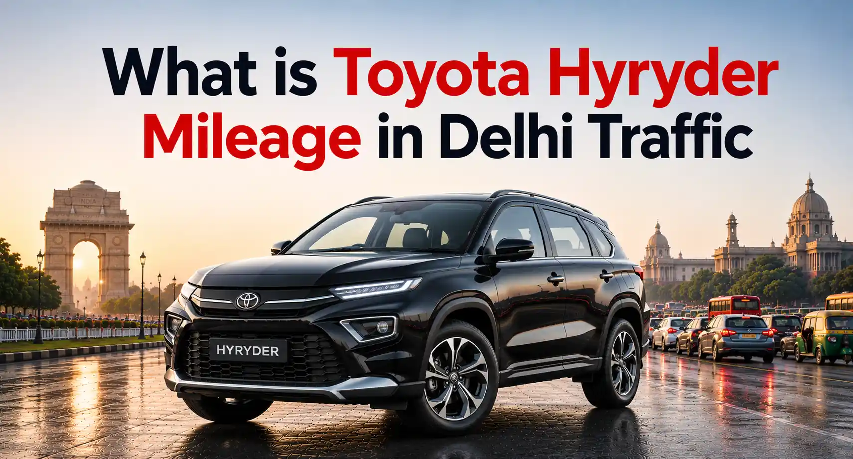 toyota hyryder mileage in delhi
