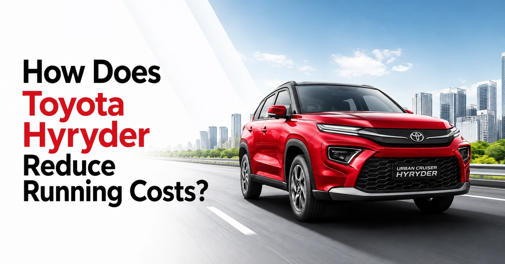 Toyota Hyryder car showroom