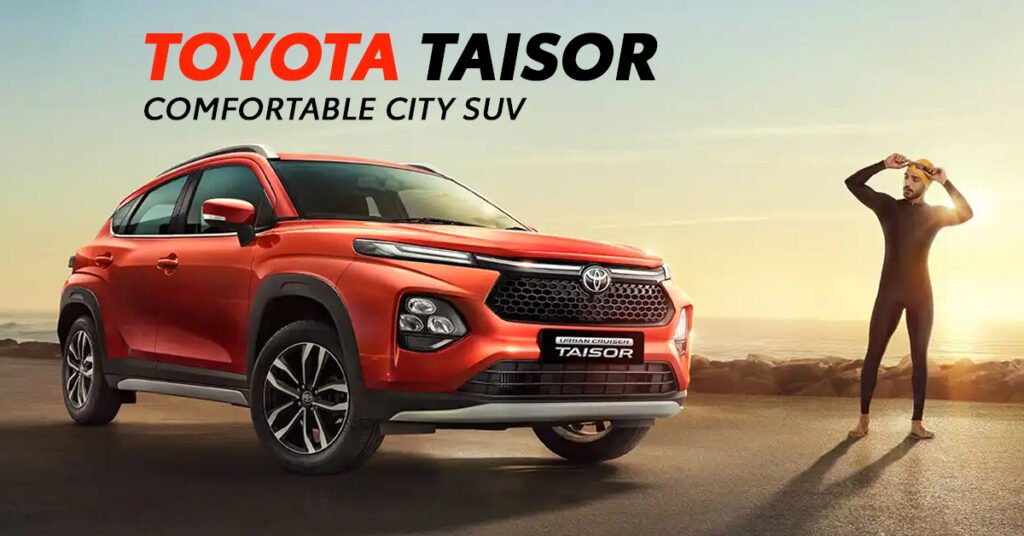 toyota taisor comfortable suv