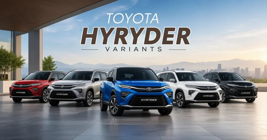 Toyota Hyryder Variants
