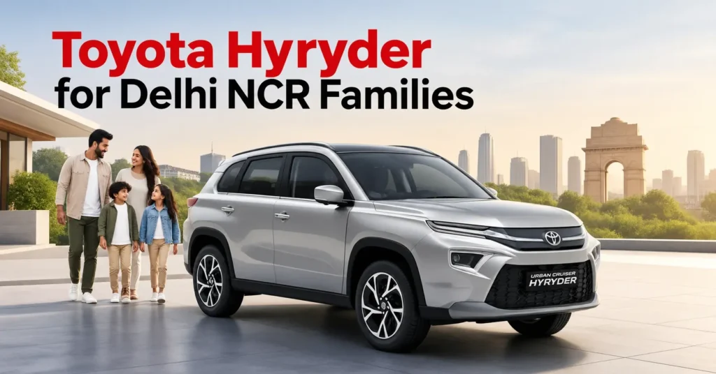 Toyota Hyryder for delhi families