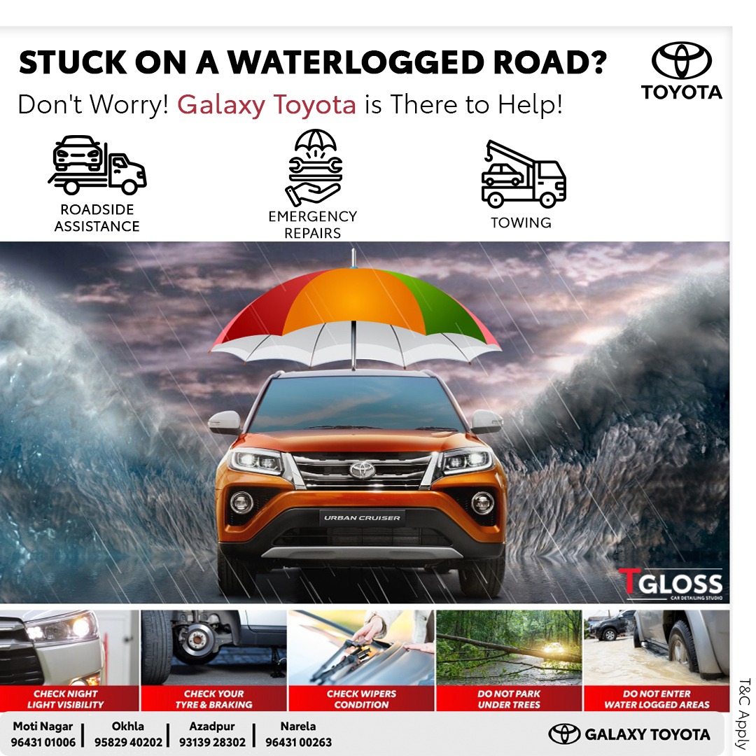 Stuck on a waterlogged Roads