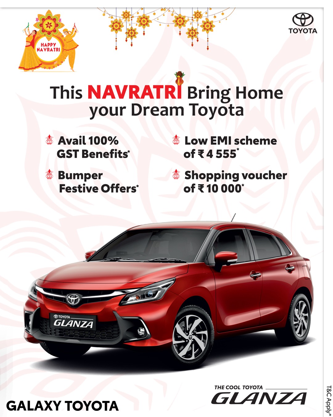 Toyota glanza Offers