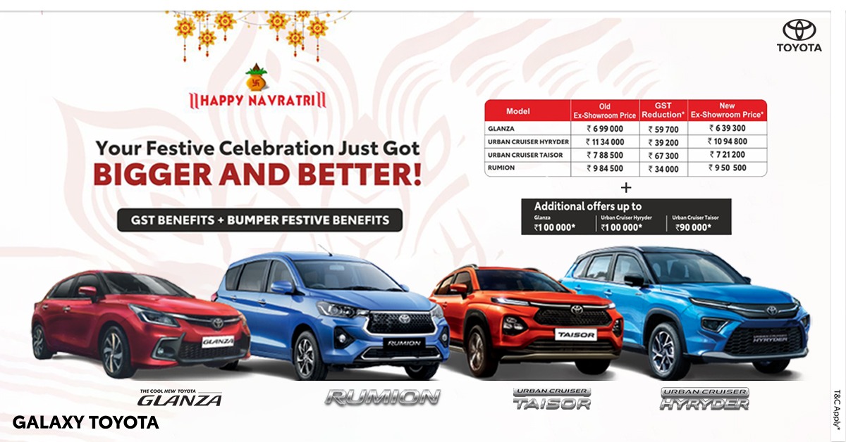 Celebrate Navratri with Toyota Festive Offers at Galaxy