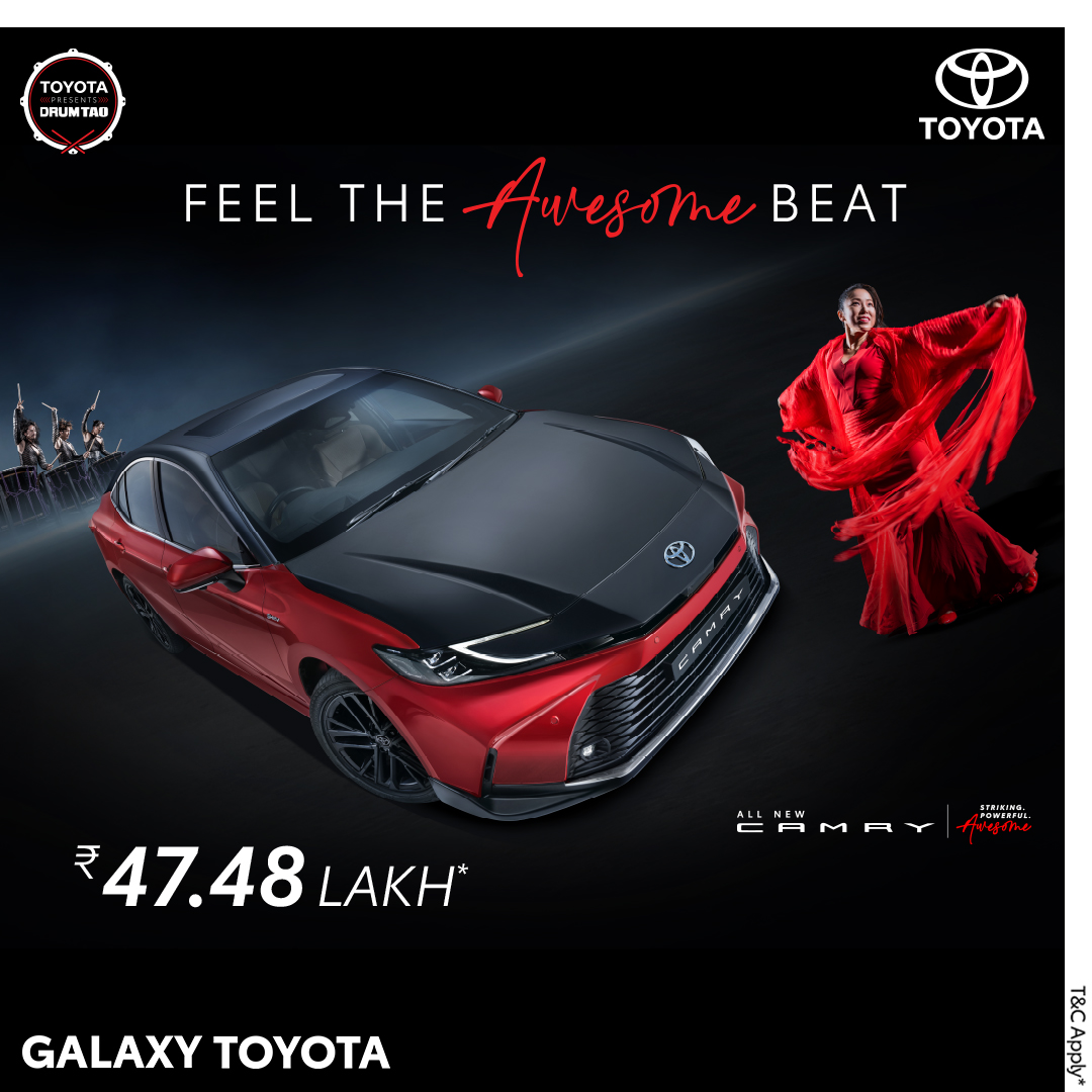 Camry offer creative for toyota 1080 x 1080 ads